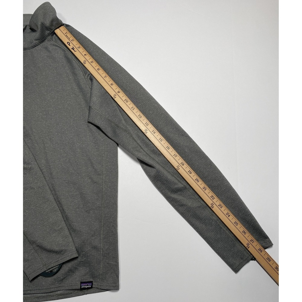 Patagonia Men's Medium Capilene Midweight Baselayer 1/2 Zip Gray - Picture 7 of 9